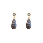 Load image into Gallery viewer, Drop and Stud Earrings Collection with Gemstone Variations Fair Trade 24K Gold Vermeil