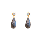 Load image into Gallery viewer, Drop and Stud Earrings Collection with Gemstone Variations Fair Trade 24K Gold Vermeil
