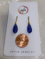 Load image into Gallery viewer, Signature Wire Drop Earrings 24K Gold Vermeil