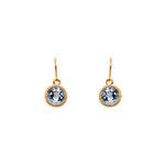 Load image into Gallery viewer, French Wire Faceted Gemstone Earrings in 24K Fair Trade Gold Vermeil
