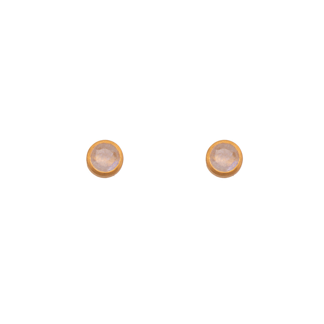 Signature Stud Earrings 24K Gold Vermeil Collection