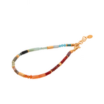 Load image into Gallery viewer, Coral, Garnet, Jasper, Amazonite and Chrysoprase 3mm Jewelry Fair Trade 24K Gold Vermeil

