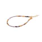 Load image into Gallery viewer, Labradorite, Jasper and Zircon 3mm Jewelry Set in 24K Fair Trade Gold Vermeil
