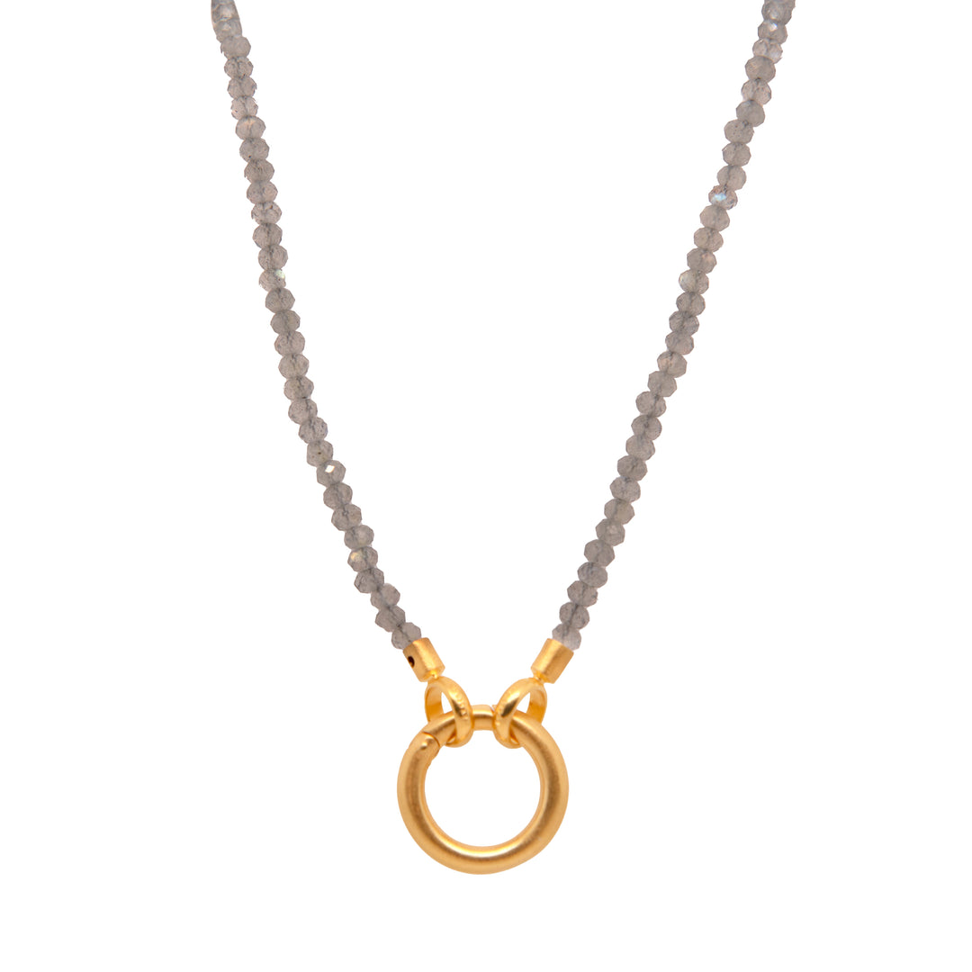 Ring Clasp Necklace 31.5" 24K Fair Trade Gold Vermeil