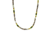 Labradorite, Peridot & Prehnite Jewelry in 24K Fair Trade Gold Vermeil Necklace