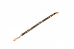Load image into Gallery viewer, Smoky Quartz 5mm Bracelet and Necklace with Fair Trade 24K Gold Vermeil