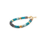 Load image into Gallery viewer, Turquoise, Labradorite, and Chrysocolla 8mm Jewelry Set with 24K Fair Trade Gold Vermeil