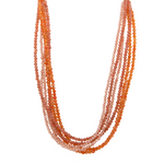 Load image into Gallery viewer, Multi Strand Gemstone Necklace with 24K Fair Trade Gold Vermeil
