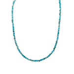 Load image into Gallery viewer, 2mm Necklace 24K Gold Vermeil 16"-18" Turquoise
