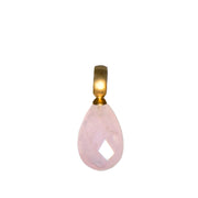 Pendant Rose Quartz Fair Trade 24K Gold Vermeil