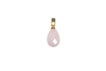 Load image into Gallery viewer, ROSE QUARTZ PENDANT FAIR TRADE 24K GOLD VERMEIL - Joyla Jewelry