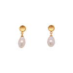 Load image into Gallery viewer, Sun Small Drop Earrings 24K Gold Vermeil
