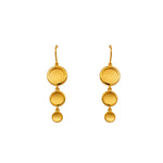 Load image into Gallery viewer, Sun Wire Earrings 24K Gold Vermeil