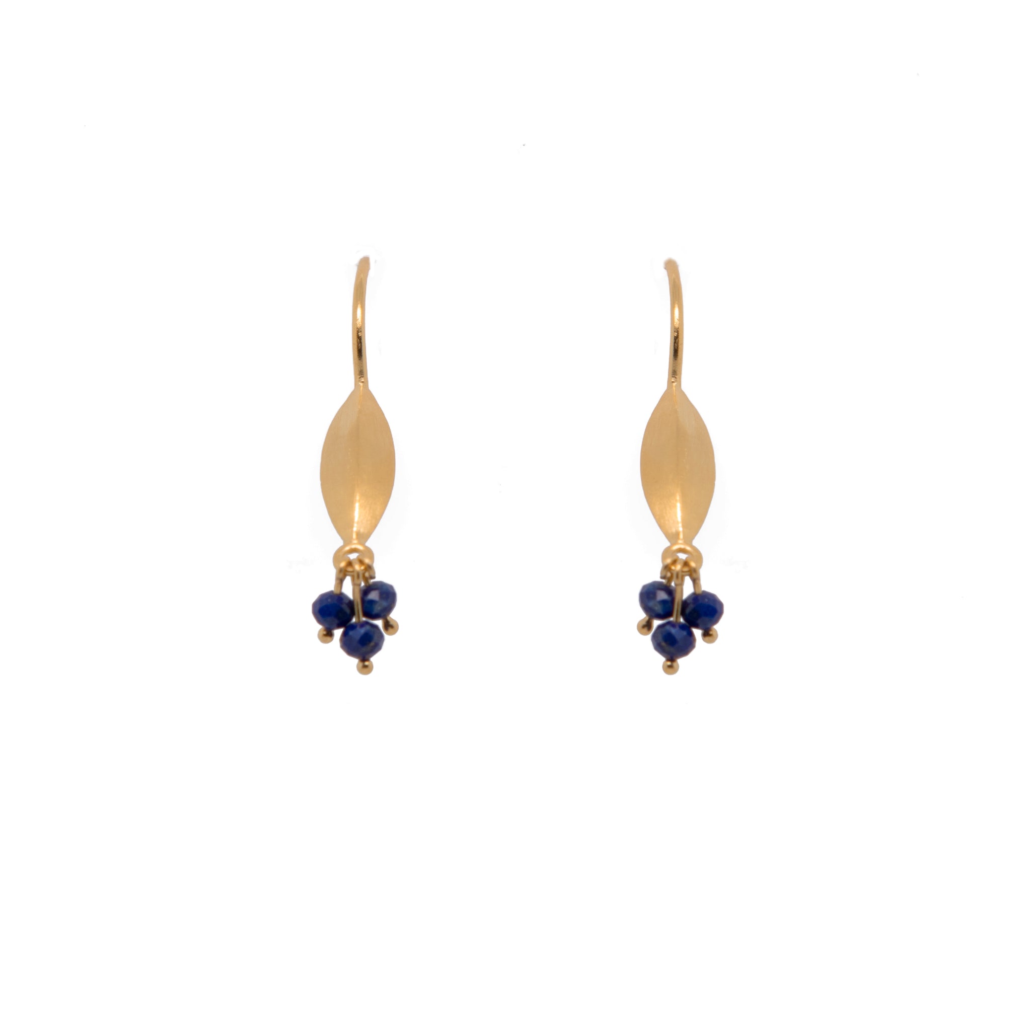 Earrings - Bliss Lapis 24K Gold Vermeil