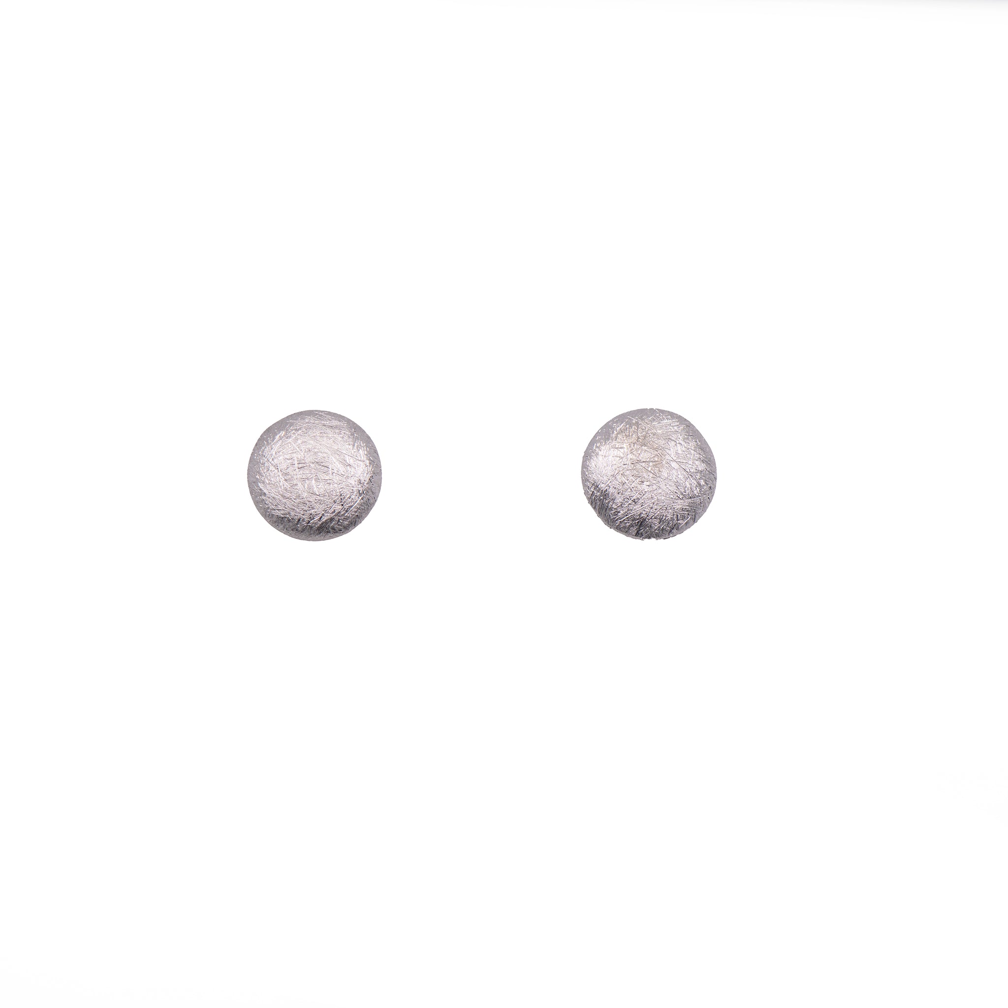 Silver Rhodium Plated Moon Earrings