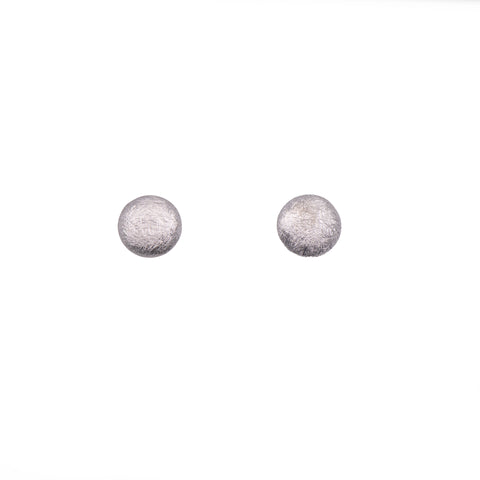 Silver Rhodium Plated Moon Earrings