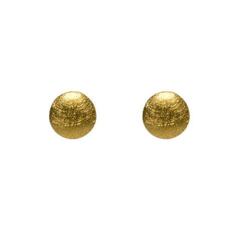 MOON EARRINGS FAIR TRADE 24K GOLD VERMEIL - Joyla Jewelry