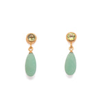 Load image into Gallery viewer, Drop and Stud Earrings Collection with Gemstone Variations Fair Trade 24K Gold Vermeil
