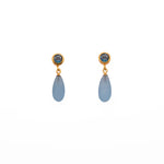 Load image into Gallery viewer, Drop and Stud Earrings Collection with Gemstone Variations Fair Trade 24K Gold Vermeil
