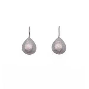 Silver Rhodium Drop Earrings