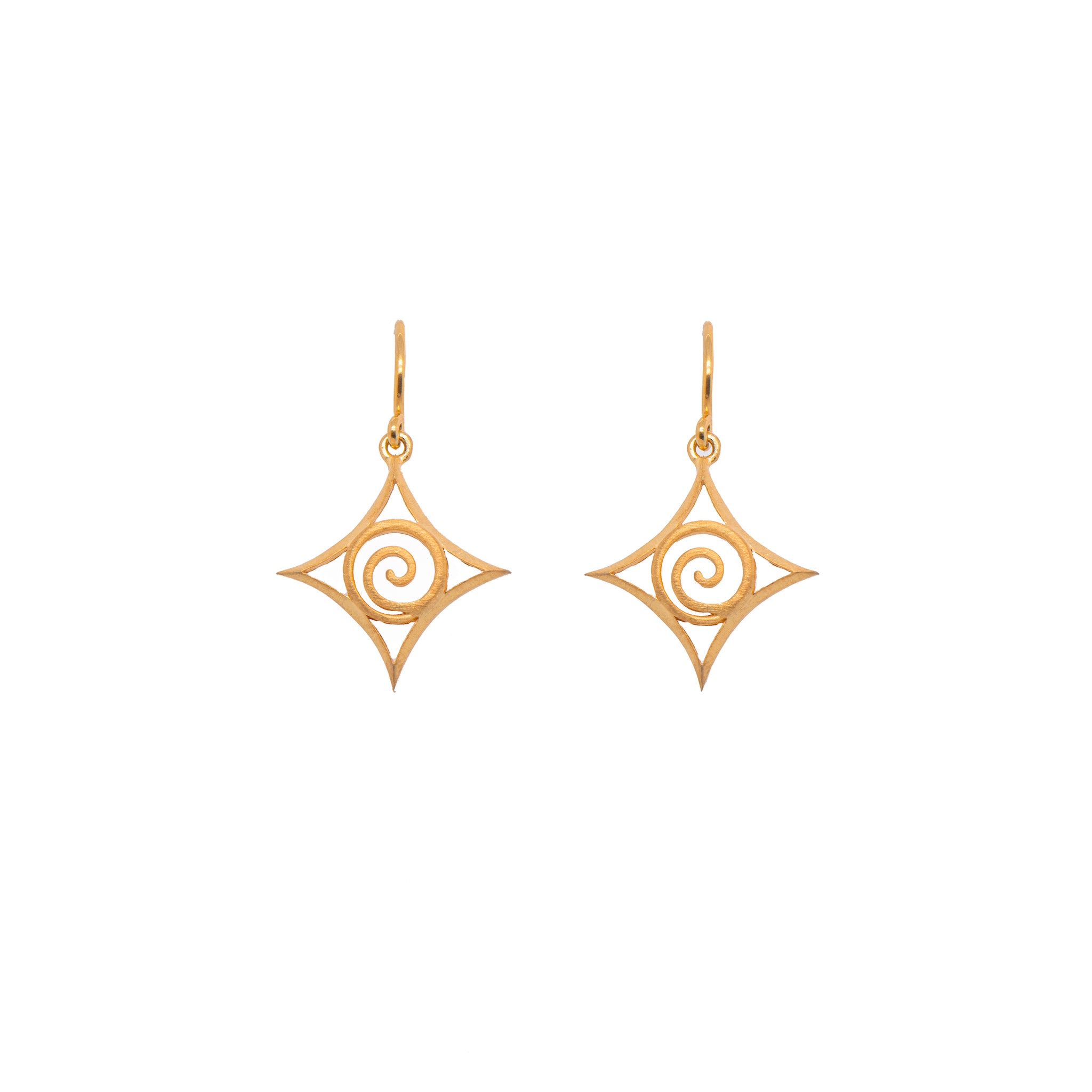 Gratitude Wire Earrings 24K Gold Vermeil