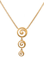 Load image into Gallery viewer, GRATITUDE TRIPLE SWIRL NECKLACE - Joyla Jewelry
