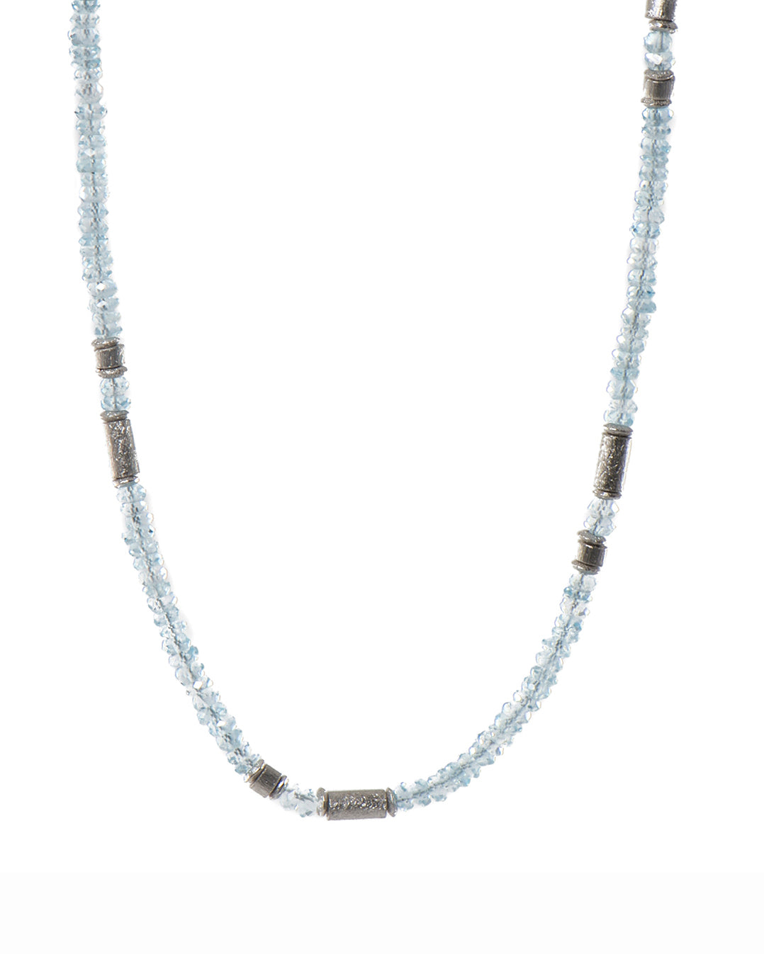 Blue Topaz Necklace 3mm 24K Fair Trade Gold Vermeil