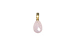 Load image into Gallery viewer, ROSE QUARTZ PENDANT FAIR TRADE 24K GOLD VERMEIL - Joyla Jewelry
