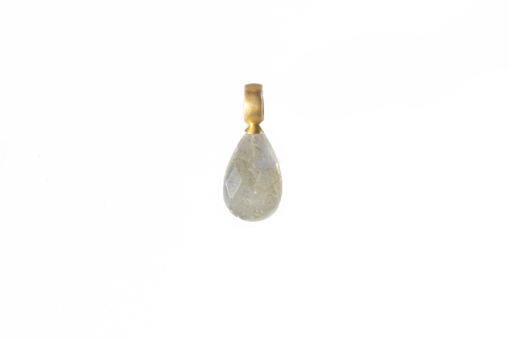 LABRADORITE PENDANT FAIR TRADE 24K GOLD VERMEIL - Joyla Jewelry